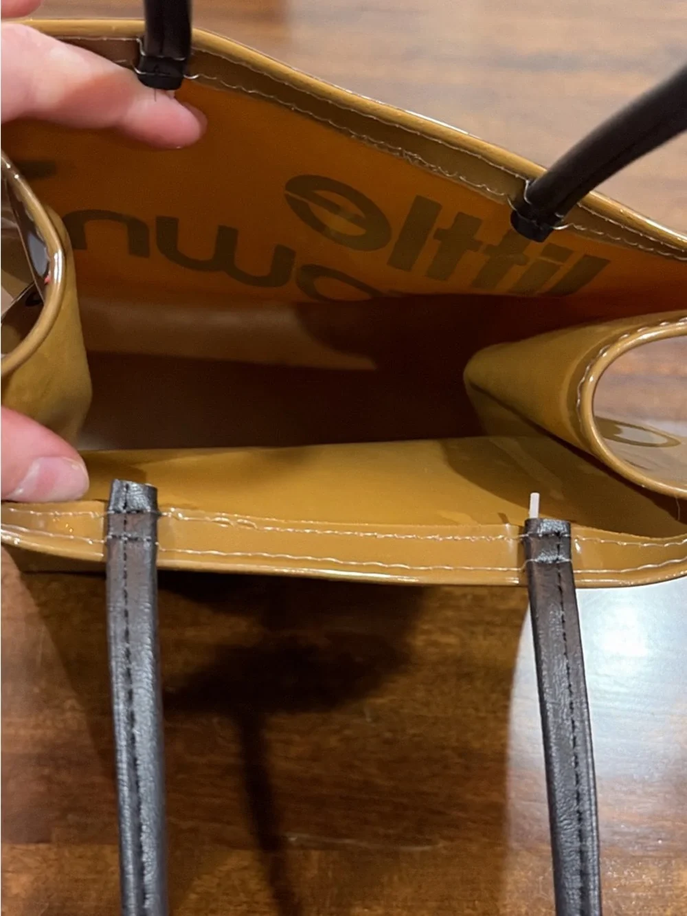 Bloomingdale's Little Brown Bag Patent Tote